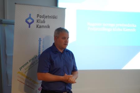 Novi predsednik Podjetniškega kluba Kamnik Uroš Rak